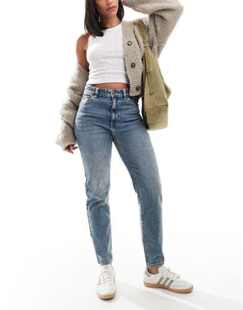 Pull&Bear comfort mom jean in blue - view 1