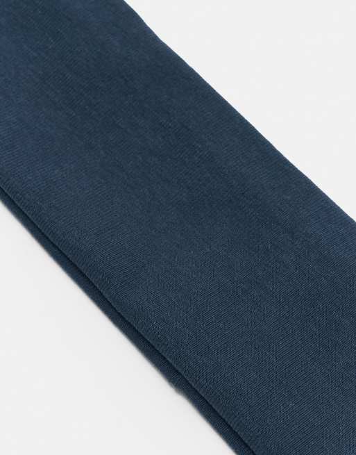 Pull&Bear confezione da 2 cerchietti elasticizzati blu, 4 di 4