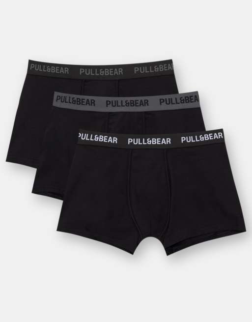 Pull&Bear - Confezione da 3 boxer multicolore