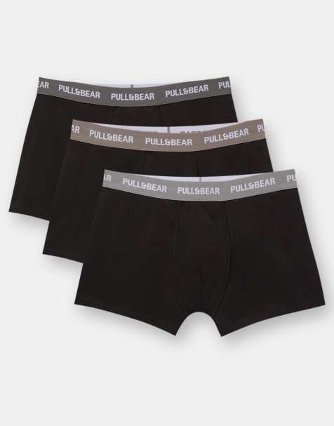 Pull&Bear - Confezione da 3 paia di boxer multicolore - view 1