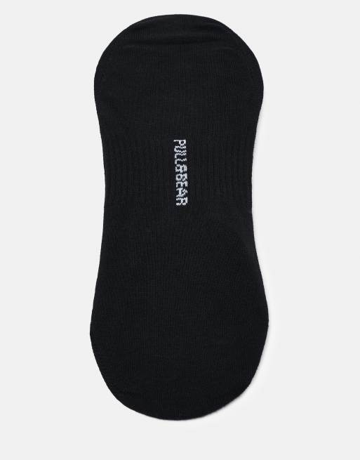 Pull&Bear - Confezione da 4 calzini invisibili neri, 2 di 3