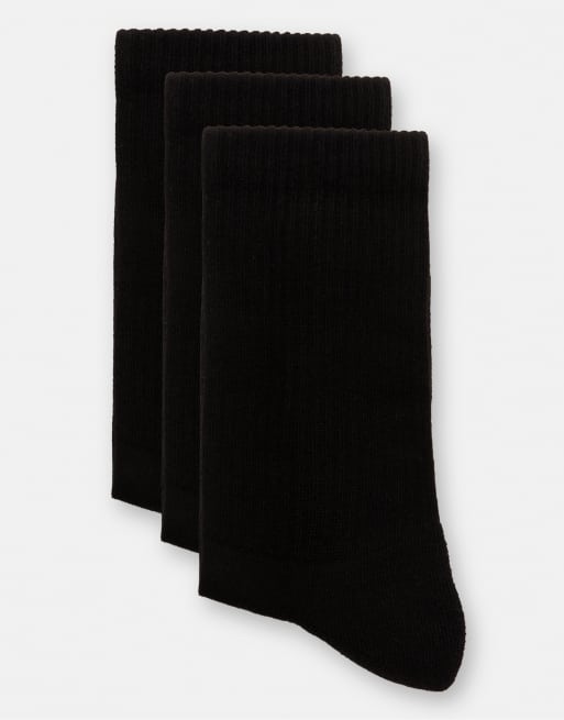 Pull&Bear - Confezione di calzini lunghi neri, 3 di 3