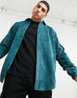 pull and bear cord shirt