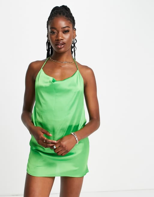 Pull and 2024 bear green dress