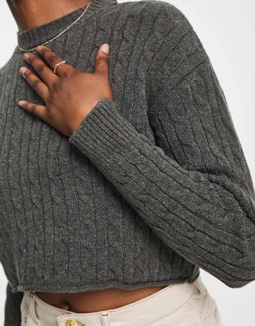 Charcoal shop gray sweater