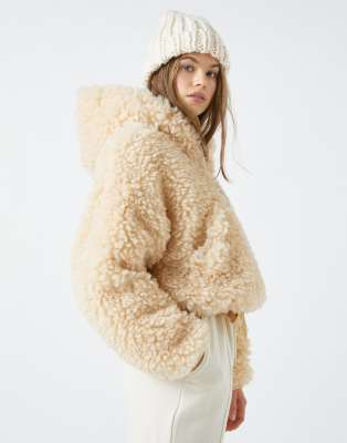 pull and bear teddy jacket