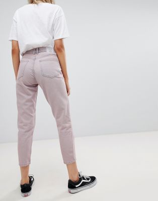 cropped mom jeans