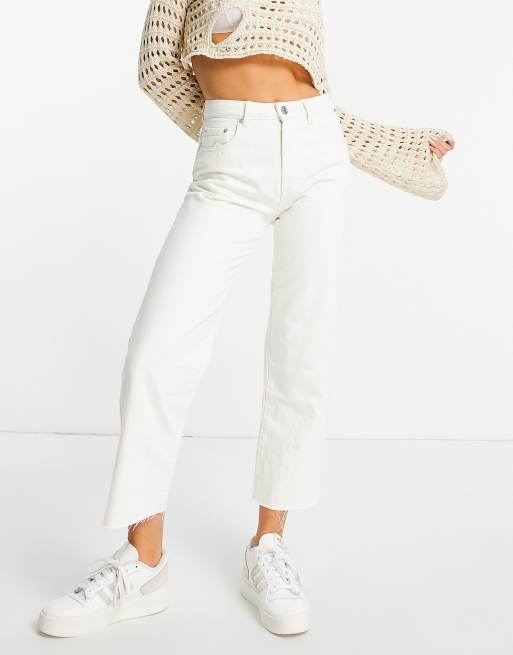 Off white cropped on sale jeans