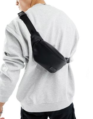 Pull&Bear cross body bum bag in black - ASOS Price Checker