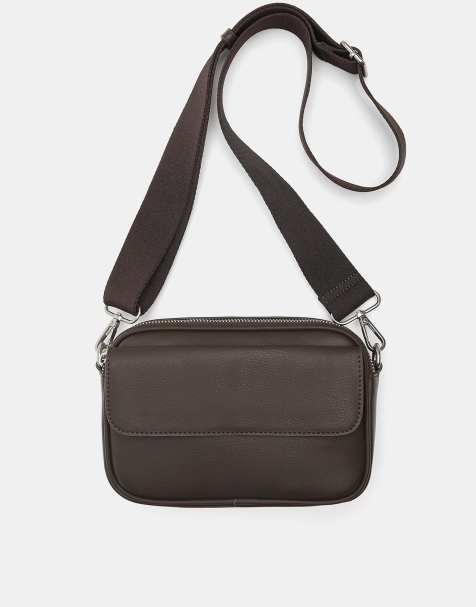 Pull&Bear Crossbody bag in brown - view 1