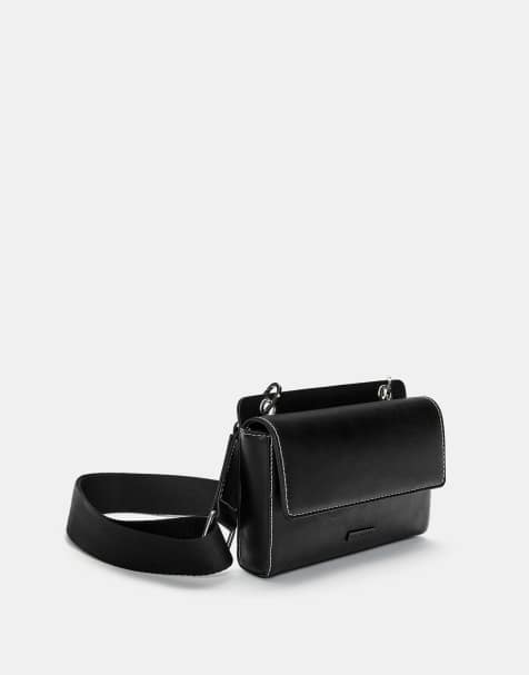 Pull&Bear - Crossbody tas in zwart - view 1