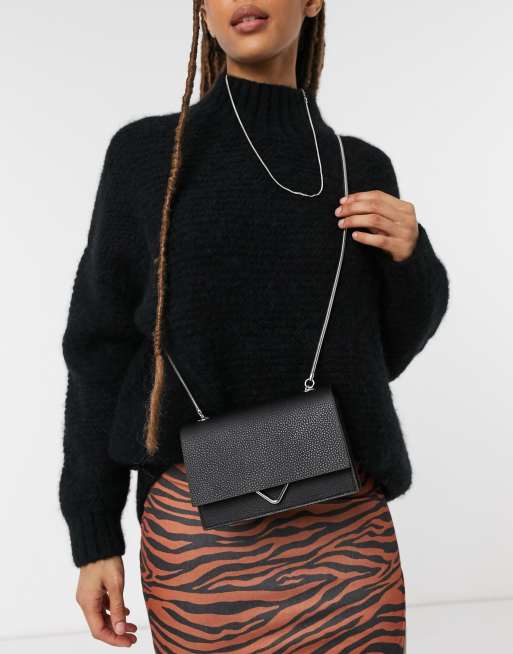 Pull&Bear - Crossbody tas van imitatieleer in zwart