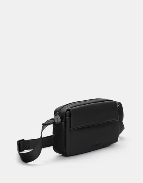 Pull&Bear - Crossbodytas in zwart - view 1