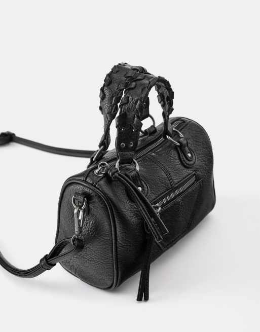 Pull&Bear - Crossbodytas in zwart, 3 van 5