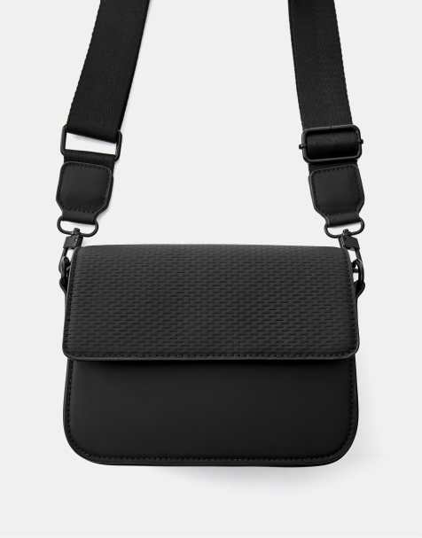 Pull&Bear - Crossbodytas in zwart - view 1