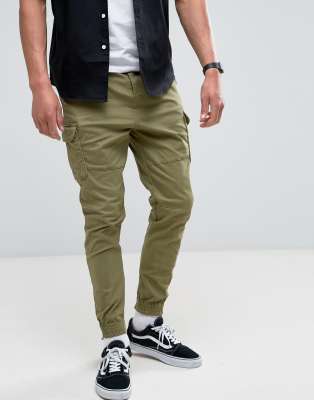 cuffed cargo joggers