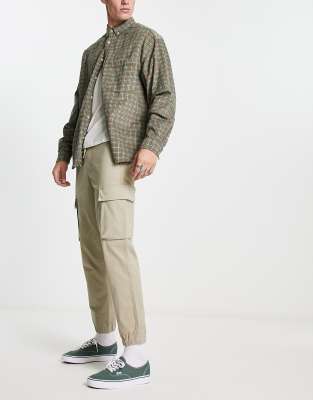 cuffed chino trousers