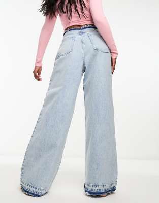 【COSYHARU】Cut-off wide denim pants 204986920-3