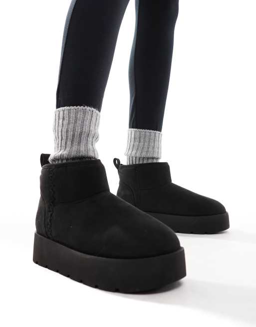 Pull&Bear – Czarne botki