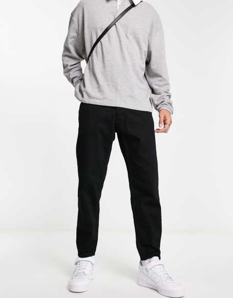 Pull&Bear – Czarne jeansy o standardowym kroju - view 1