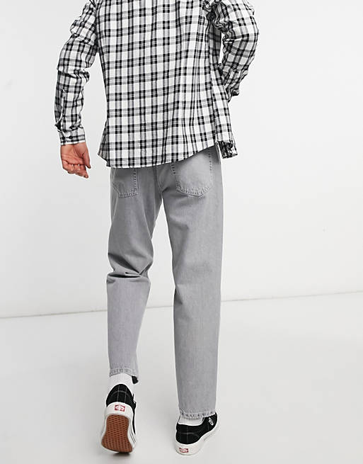  Pull&Bear dad fit jean in light grey 