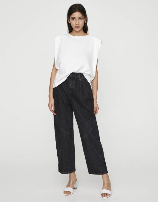 Pull&Bear - Débardeur à épaulettes - Blanc, 4 de 4