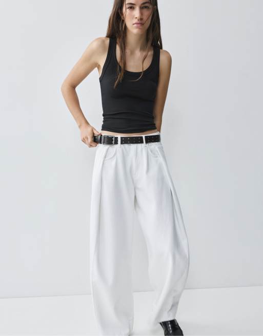 Pull&Bear - Débardeur classique - Noir, 5 de 7
