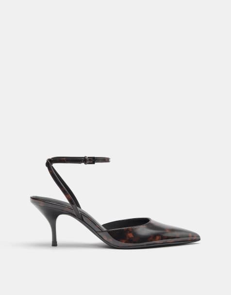 Pull&Bear décolleté slingback marroni - view 1