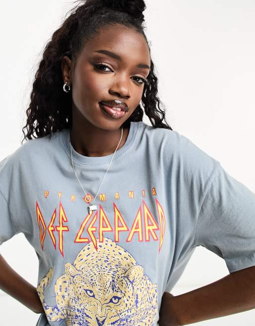 Def Leppard Oversized Band Tee