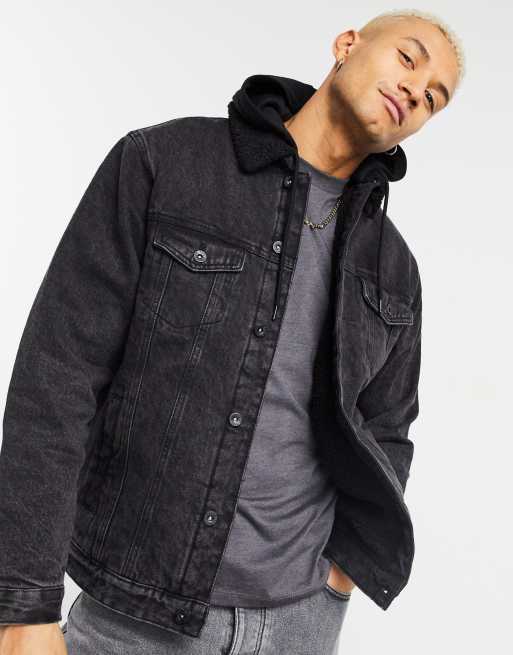 Asos grey best sale denim jacket