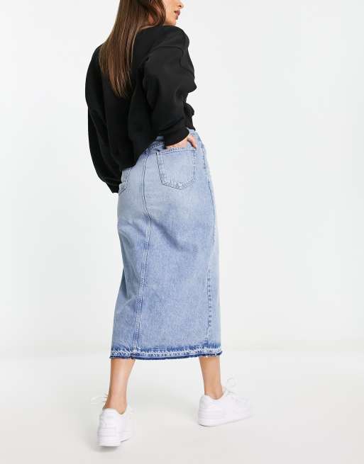 Ultimate Mid-Wash Denim Skirt - FINAL SALE