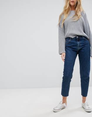 asos pull and bear mom jeans