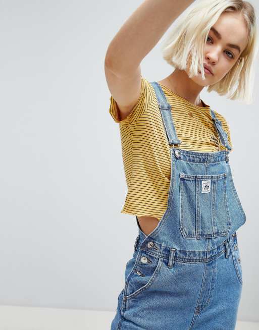 Pull Bear denim overall in blue