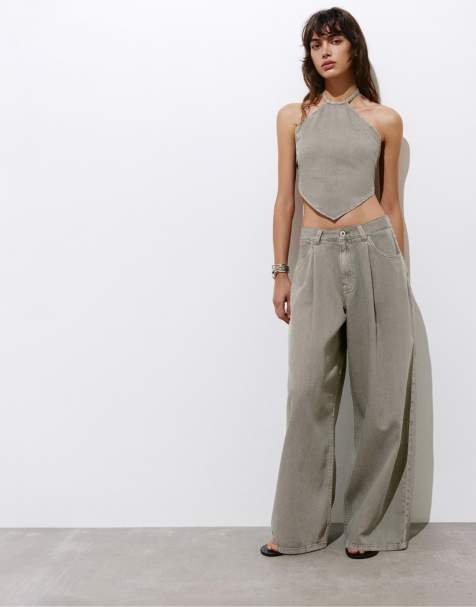 Pull&Bear - Denim set in grijs - view 1
