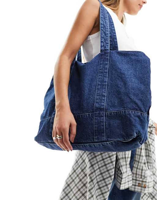 Denim shopper best sale