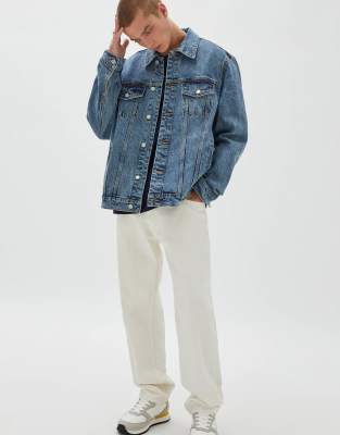 pull and bear trucker jacket