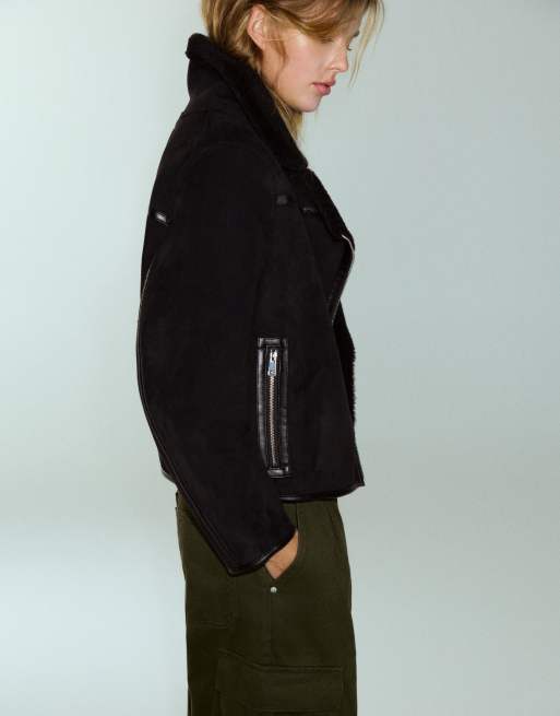 Pull&Bear dobbeltsidet jakke i sort, 4 af 7