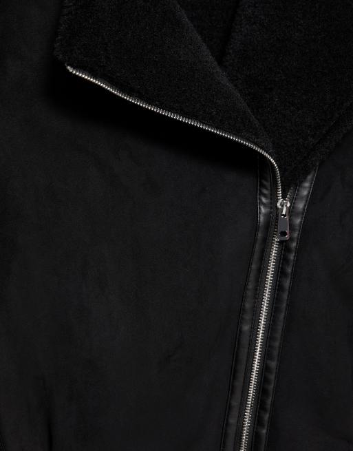 Pull&Bear dobbeltsidet jakke i sort, 7 af 7