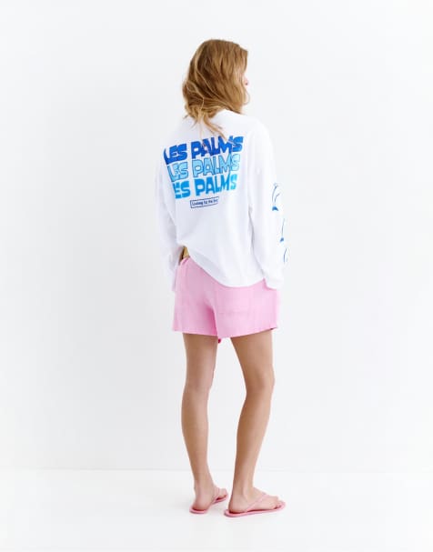 Pull&Bear Dolphin t-shirt in ice - view 1