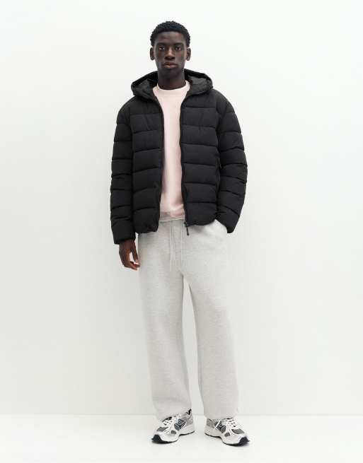 Pull&Bear - Doudoune à capuche - Noir, 4 de 7