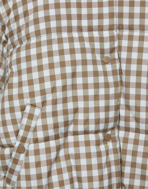 Pull&Bear doudoune à carreaux en autres, 2 de 3