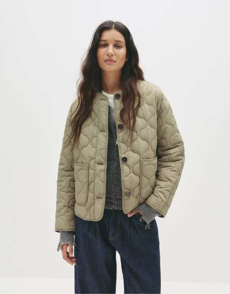 Pull&Bear - Doudoune légère - Kaki - view 1