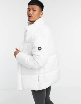 doudoune blanche pull and bear