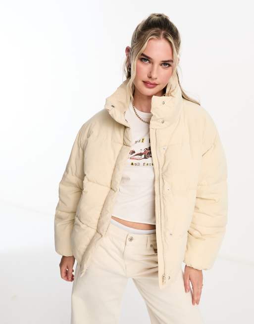 Pull Bear Doudoune matelass e cru ASOS