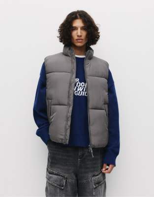 Doudoune sans manches  logo STWD - Pull & bear - Modalova