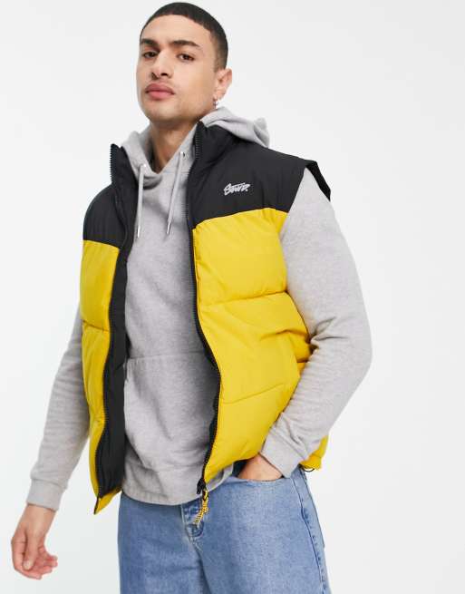 Veste sans manche jaune hot sale