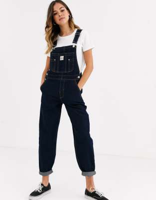 pull and bear linen dungarees