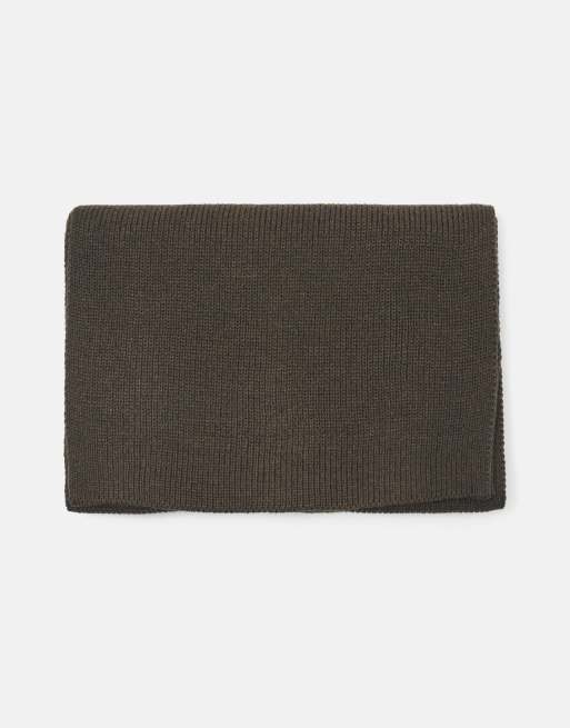 Pull&Bear écharpe basique marron, 4 de 4