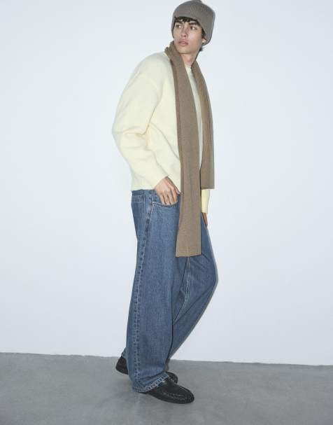Pull&Bear écharpe basique taupe - view 1