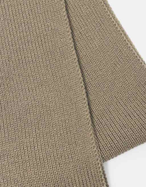 Pull&Bear écharpe basique taupe, 3 de 4